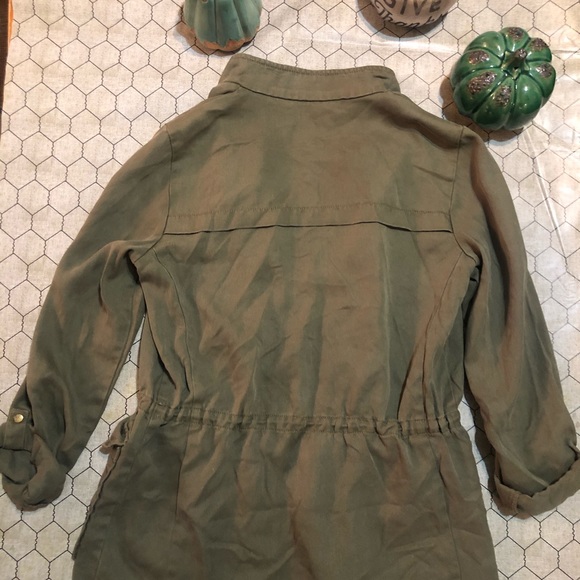 Zara Jackets & Coats Zara Basic Collection Olive Military Jacket